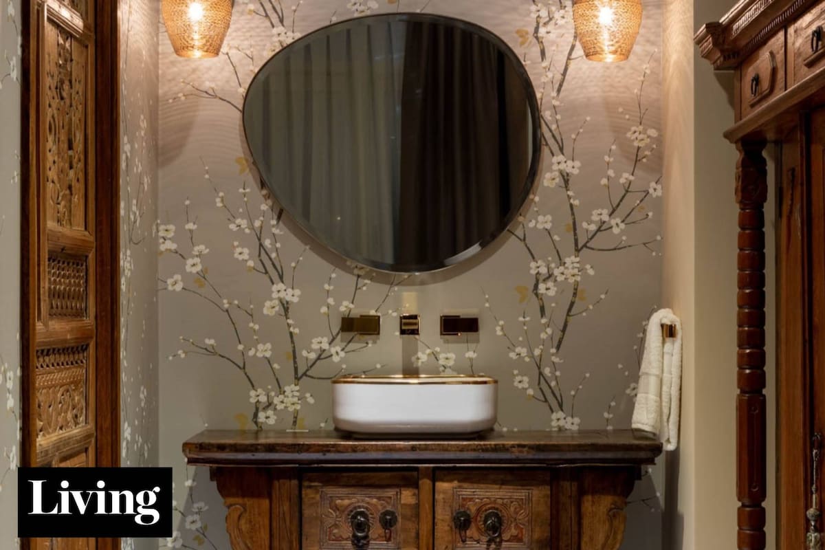 18 ejemplos de toilettes con empapelado