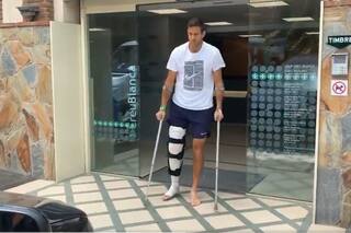 "Chau clínica". El video de Del Potro al dejar la clínica en Barcelona