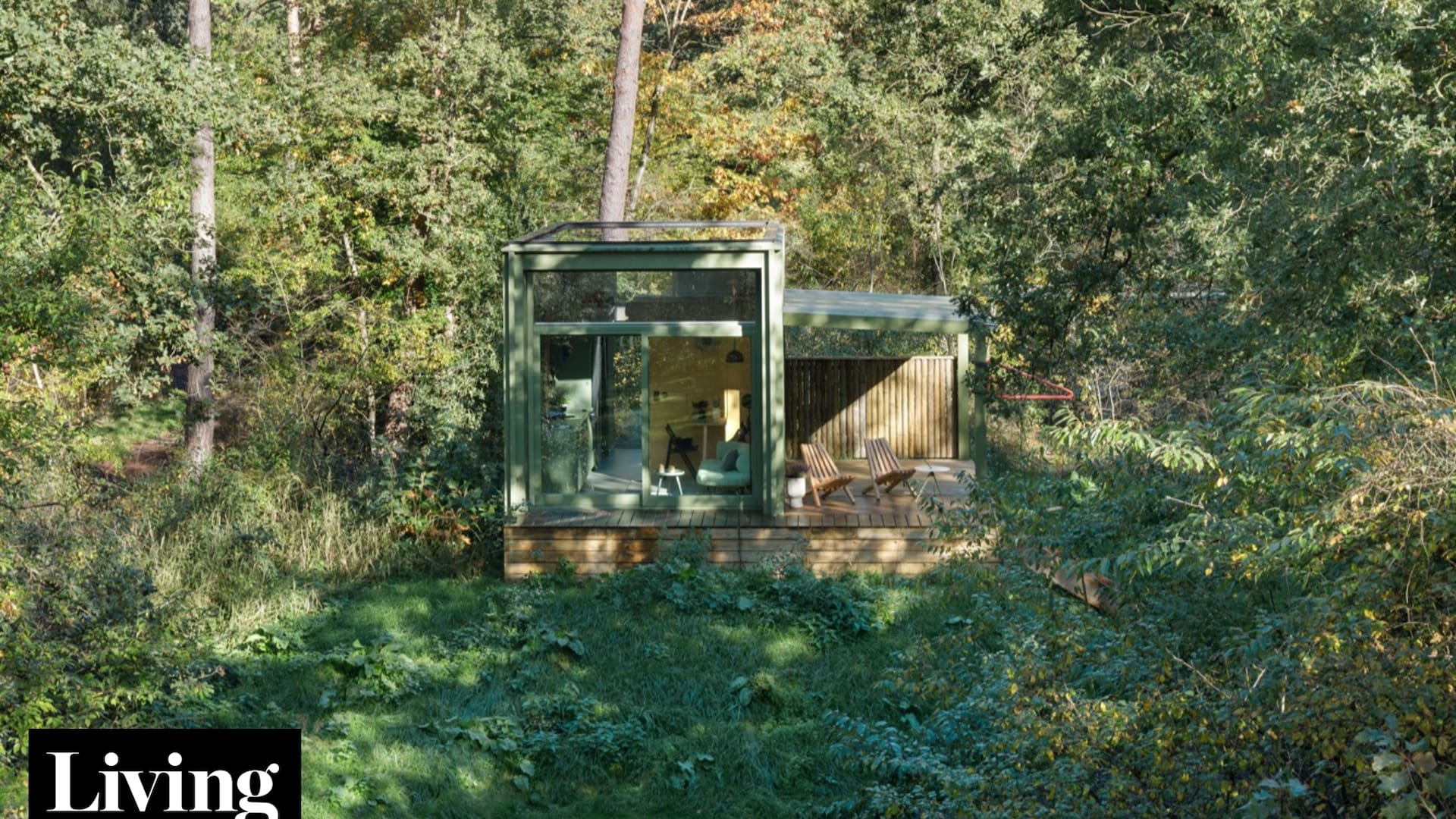 Una tiny house en un parque nacional de los Países Bajos conquista con su simpleza y diseño