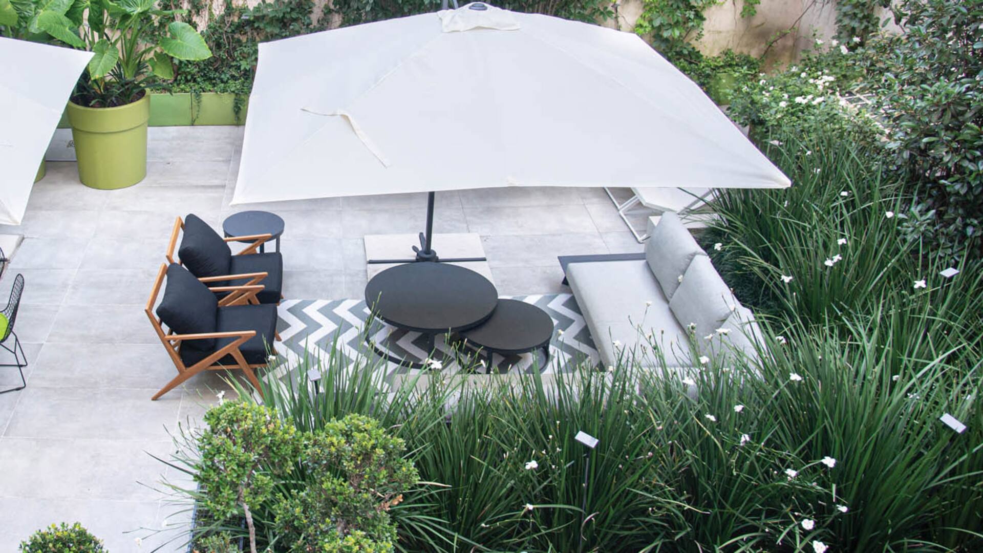 Retiro: cómo un patio en planta baja se transformó en espacio de encuentro familiar
