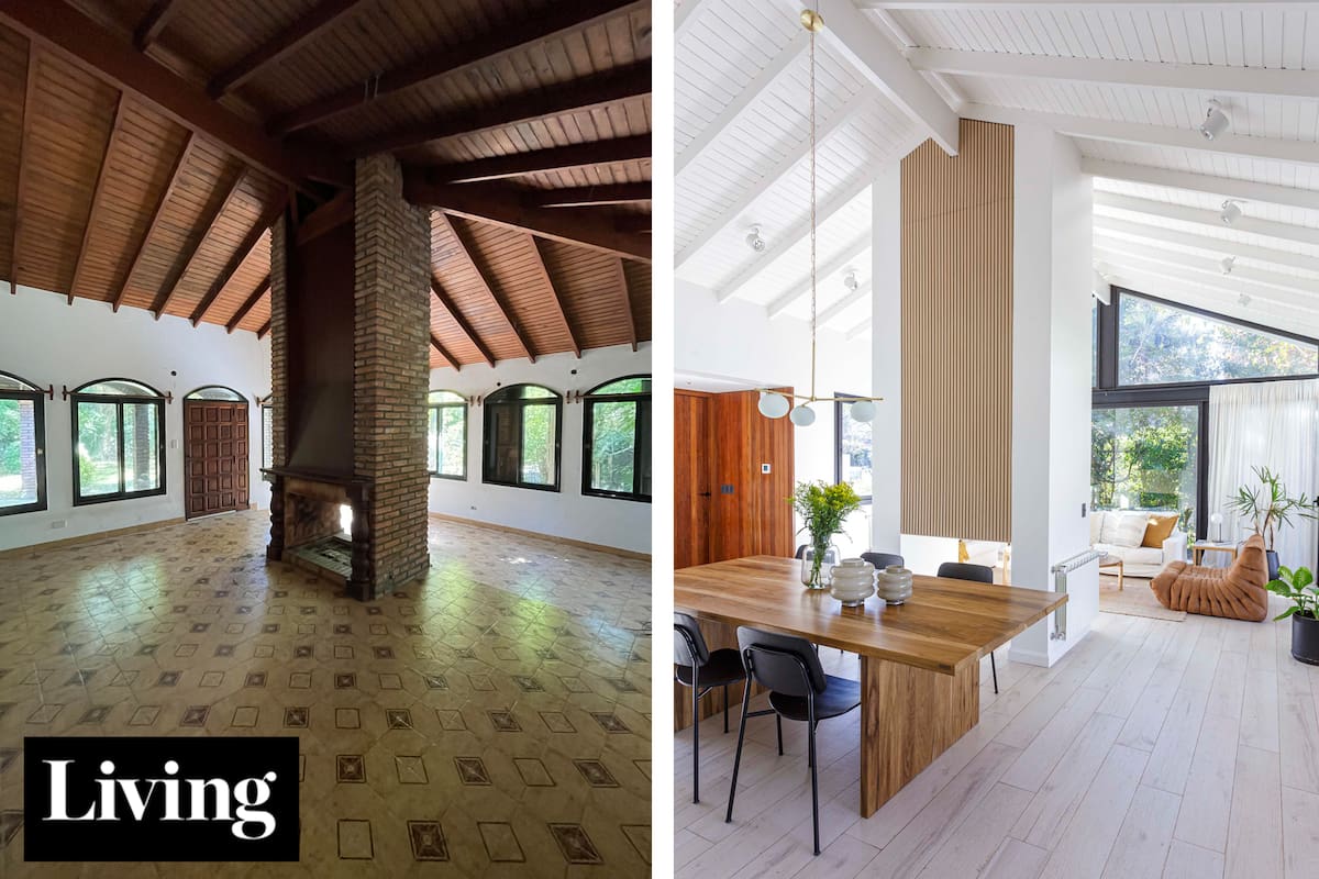 ¿Te la perdiste? Con fotos del antes y video, el increíble cambio de un viejo chalet en Martínez