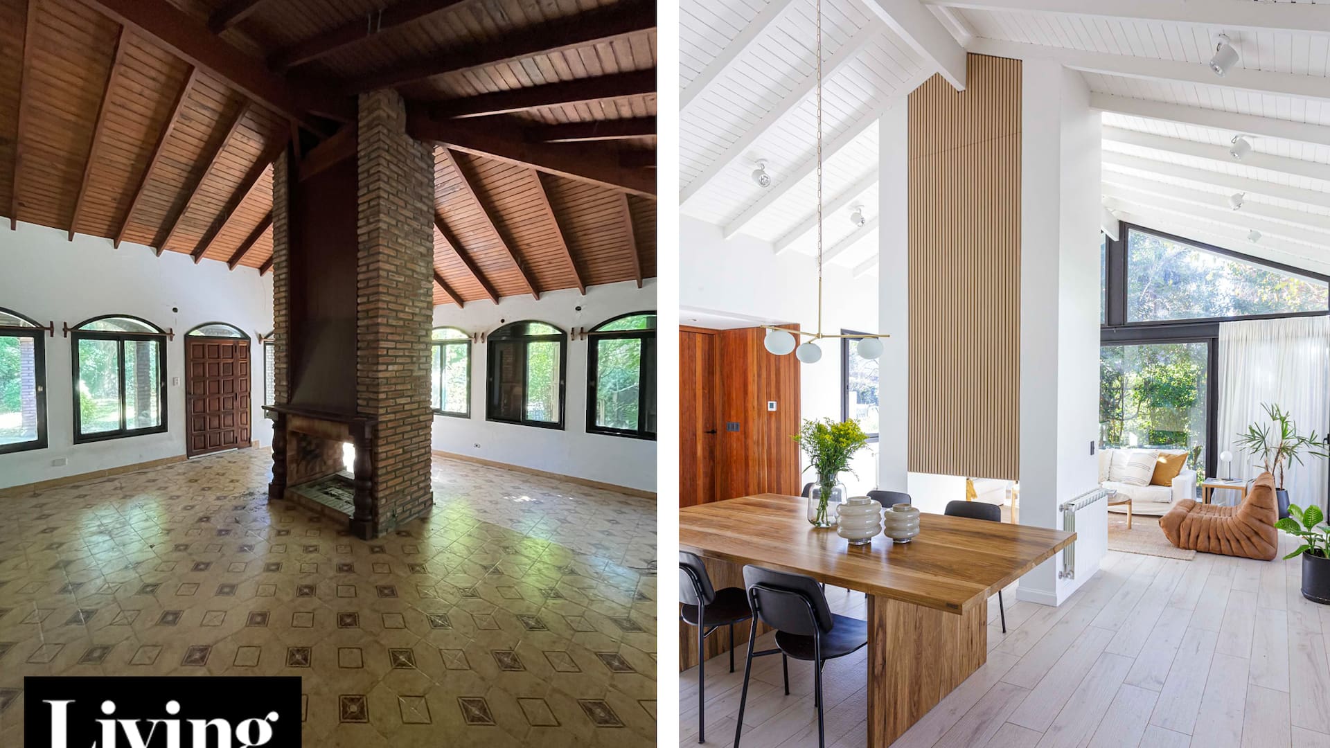 ¿Te la perdiste? Con fotos del antes y video, el increíble cambio de un viejo chalet en Martínez