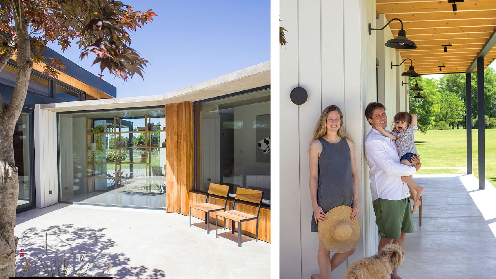 En Manzanares, una pareja de arquitectos construyó una casa que los motiva a vivir de modo creativo