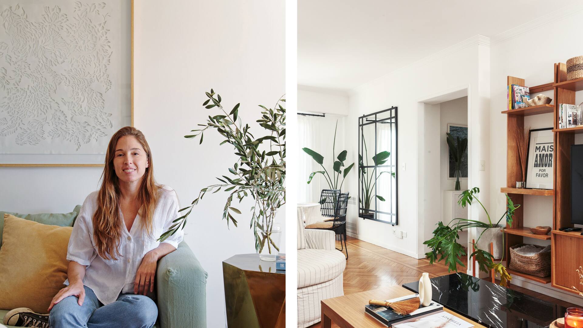 Horizonte posible: Un departamento con foco en los colores y la deco perdurables