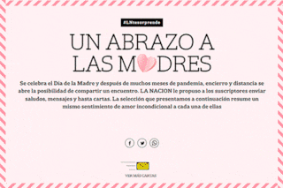 Un abrazo a las madres