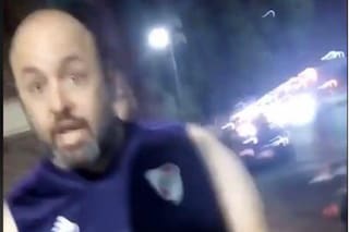 Suspendieron al taxista "caza-Uber" que agredió a una pareja en Aeroparque