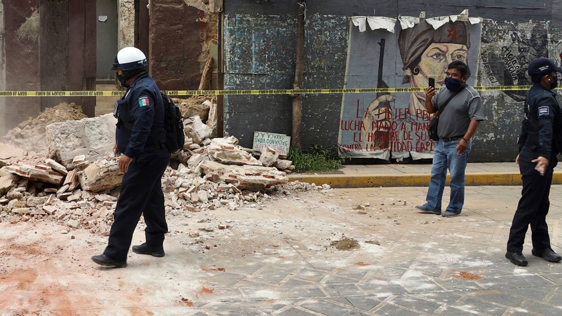 En fotos: así fue el terremoto que sacudió México