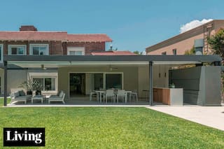 Reformaron la galería para incluir la parrilla y ahora se disfruta todo el año