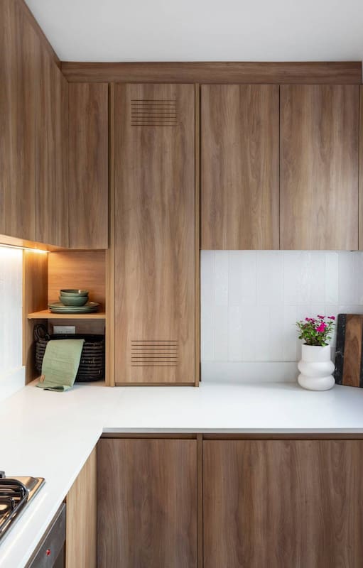 En este departamento de 60m2, la prioridad era reformar la cocina sin irse de presupuesto