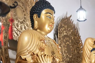 El templo budista Tzong Kuan, un silencioso oasis en el bullicioso Barrio Chino