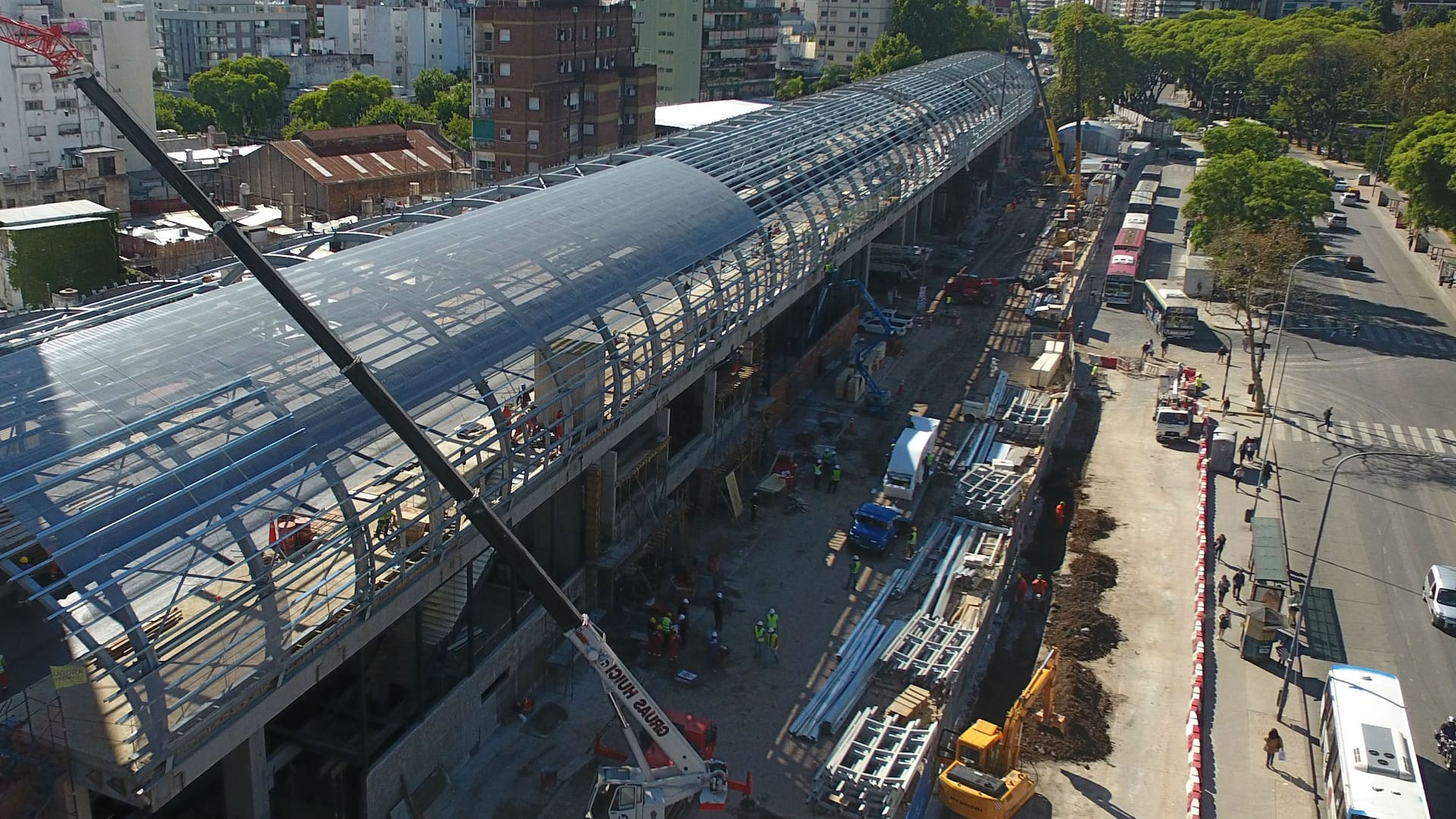 Viaducto del Tren Mitre: el perfil futurista de la estación Belgrano C ya le cambia la cara al barrio