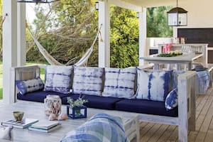 Galerías en azul. El color plácido y de moda para un espacio esencial de la casa