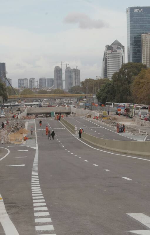 El Paseo del Bajo está casi listo: se inaugura en mayo