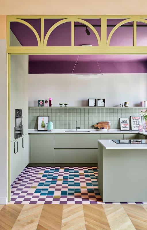 Un departamento que fusiona el diseño italiano con el estilo francés