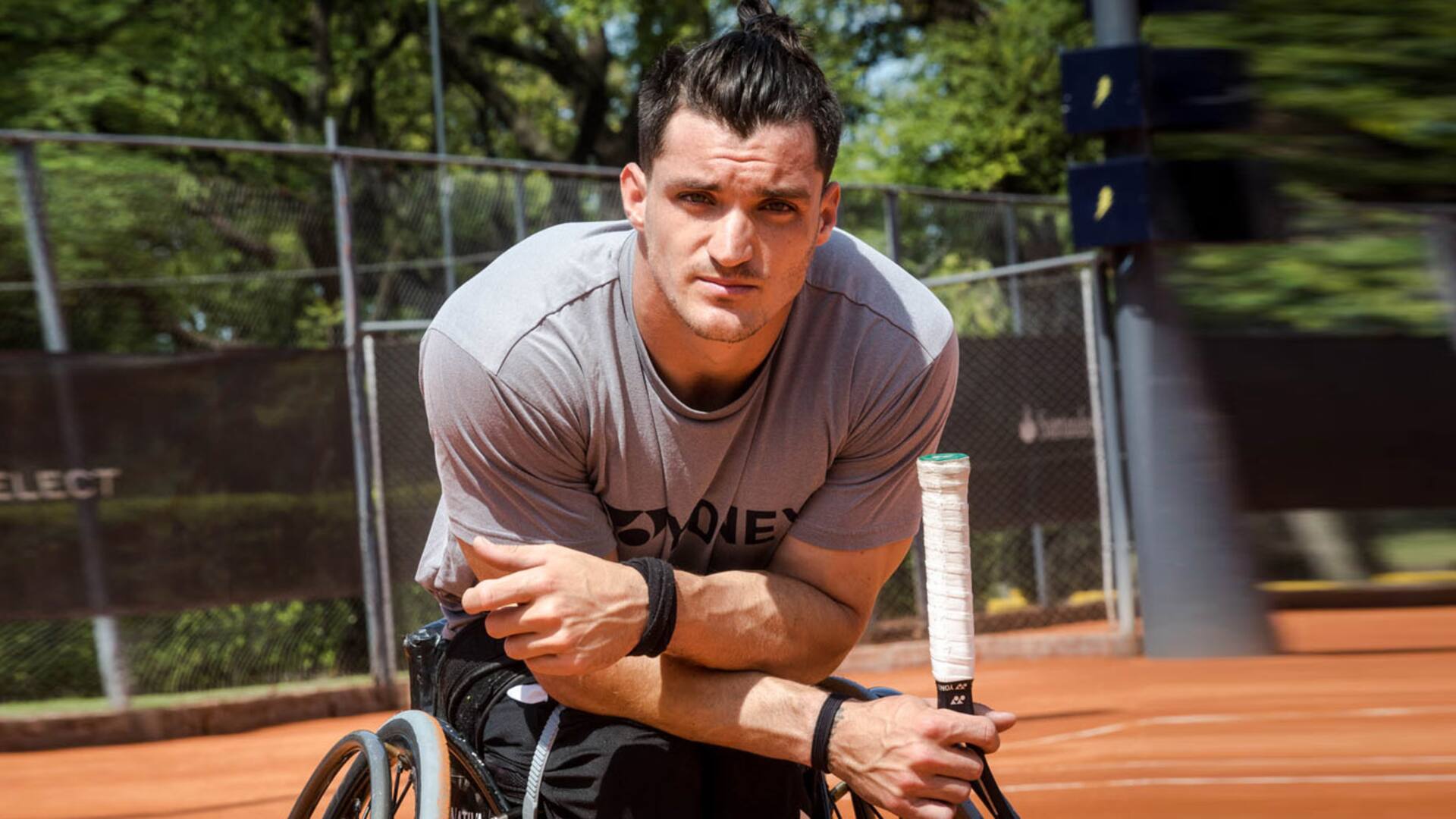 Gusti Fernández, el campeón de tenis adaptado que deslumbró a Djokovic