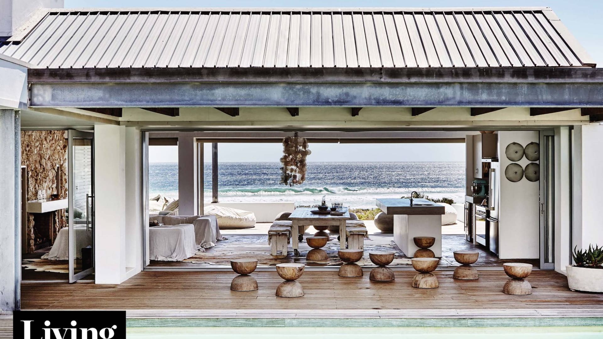 Con ideas para copiar, una casa simple, bella y de bajo mantenimiento en la costa de Sudáfrica