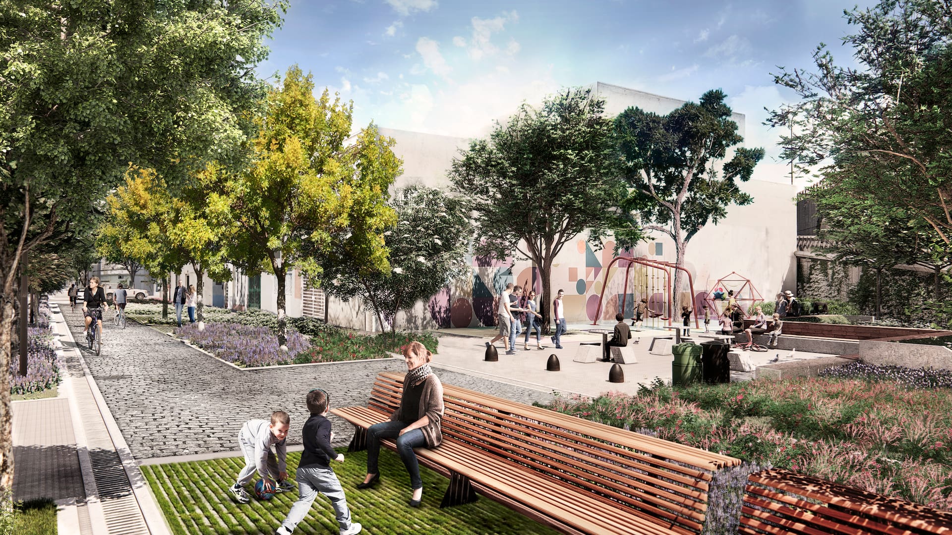 Despavimentar los barrios. Llegan las calles verdes, el nuevo concepto urbano que se aplicará en 49 cuadras de toda la ciudad