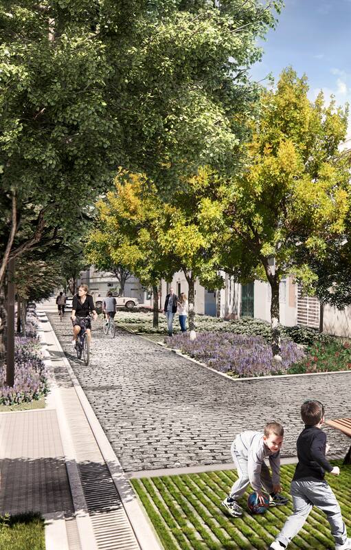 Despavimentar los barrios. Llegan las calles verdes, el nuevo concepto urbano que se aplicará en 49 cuadras de toda la ciudad