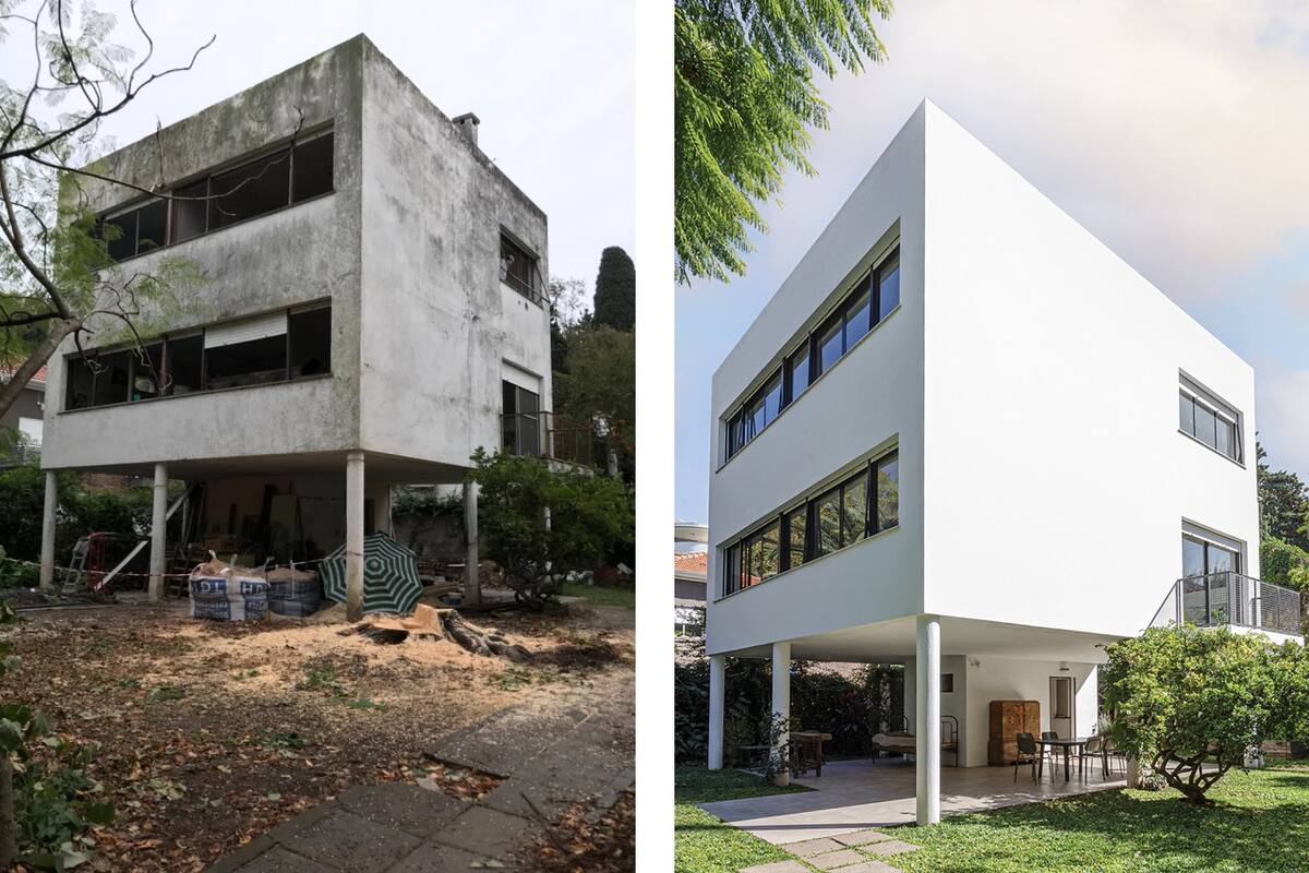 Salvada del olvido: Una pareja amante del diseño rescató una casa de 1936 proyectada por el autor del Obelisco