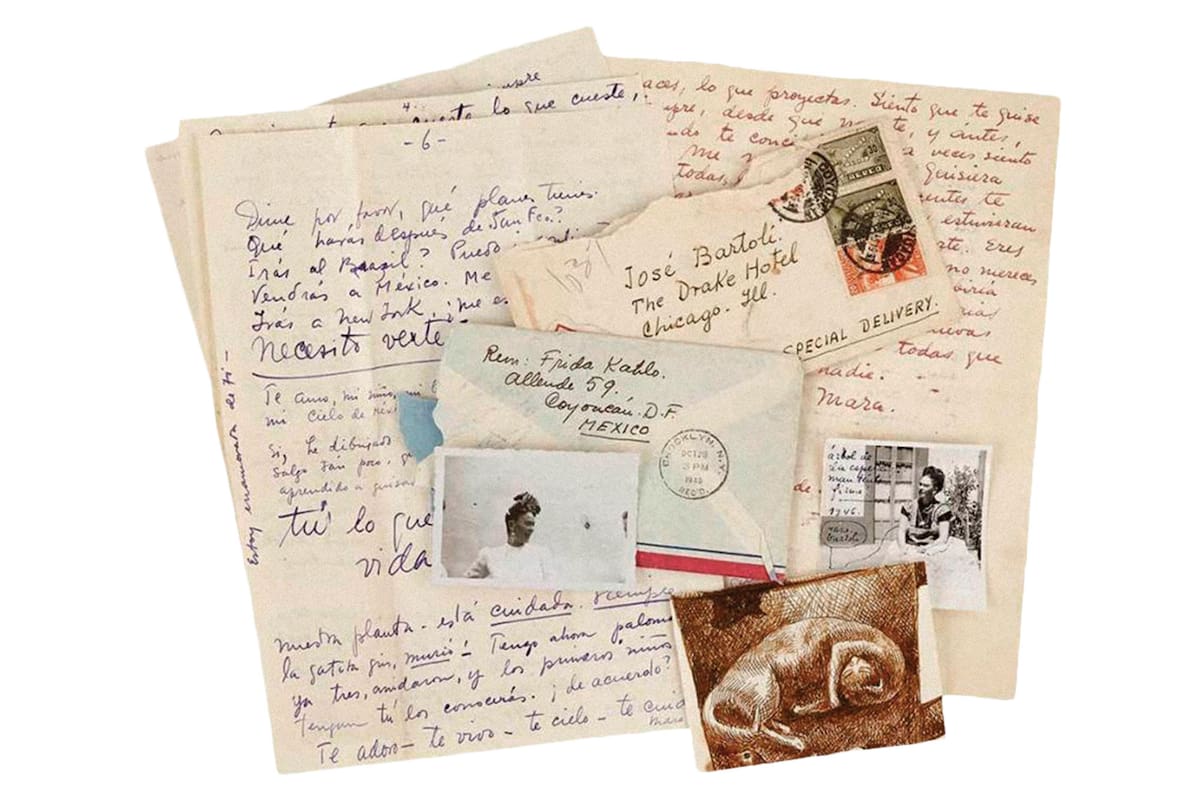 Cartas de artistas. Frida Kahlo, Rivera, Dalí, Picasso, Van Gogh y los secretos de sus misivas
