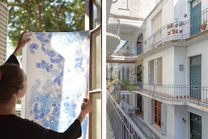 Visitamos el depto-taller de una artista en el Pasaje General Paz