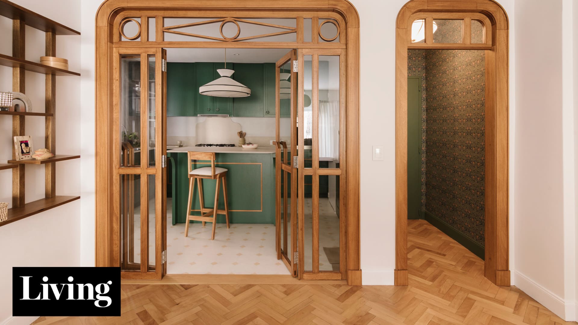 Mirá cómo una cocina cerrada se transformó en un espacio protagonista y a puro color en Belgrano