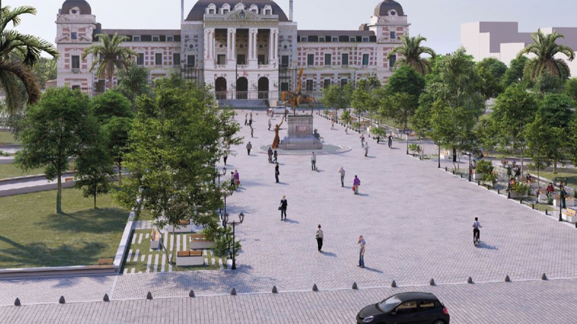 Así es el proyecto de remodelación de espacios emblemáticos de La Plata que anunció Alak y genera cuestionamientos