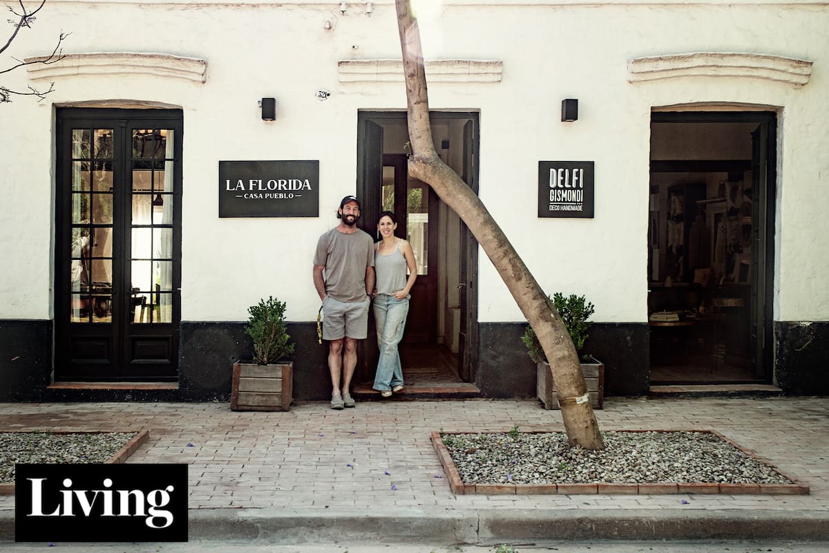 Una pareja convirtió en hotel su casa de 1900 en San Antonio de Areco, local deco incluido