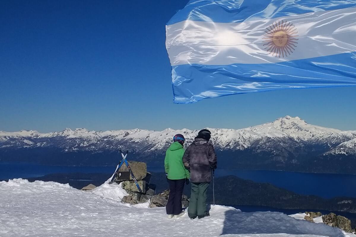 Fiesta blanca: así lucía la montaña el martes 6 de agosto, en una pista próxima a la base