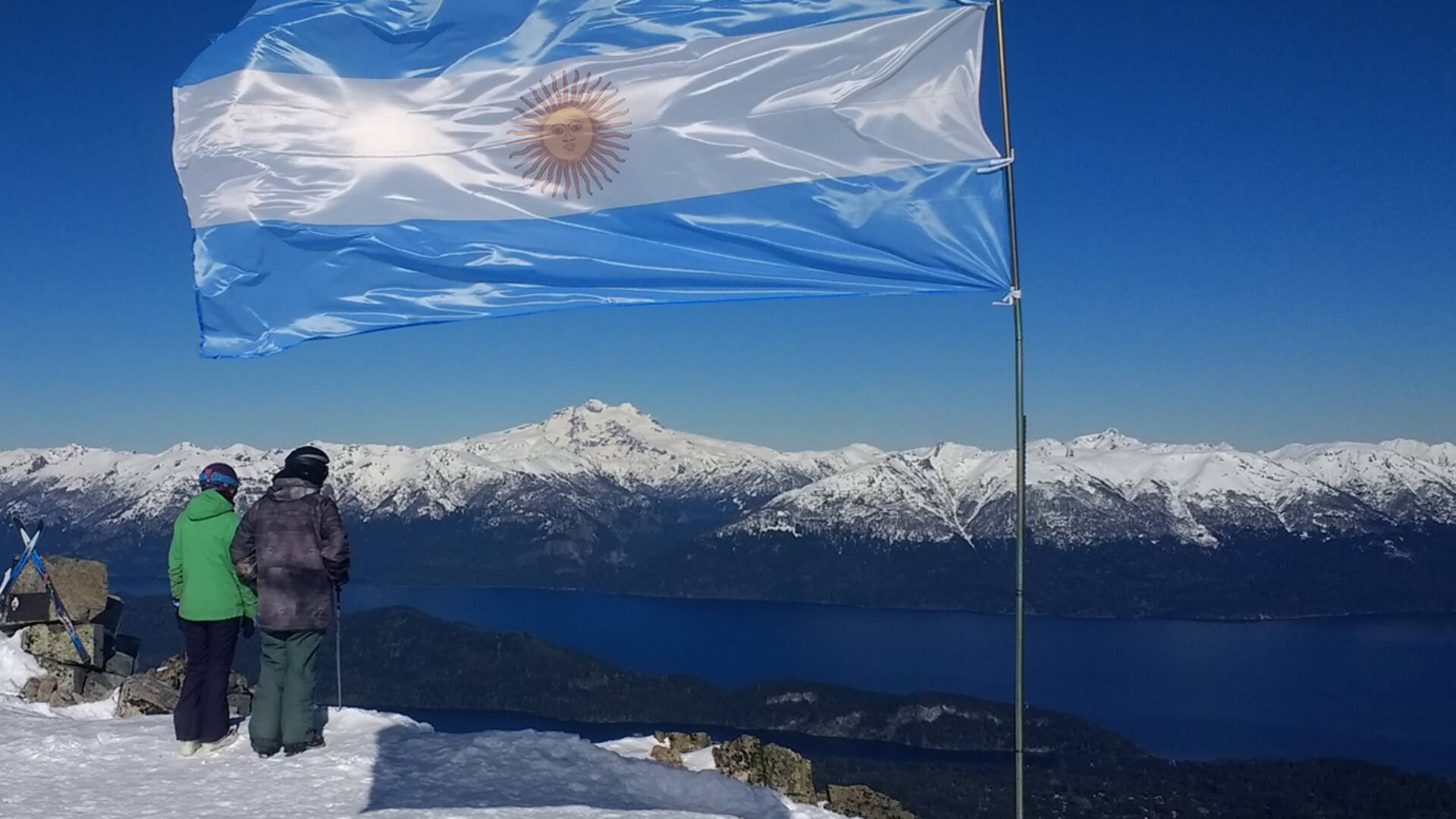 Fiesta blanca: así lucía la montaña el martes 6 de agosto, en una pista próxima a la base