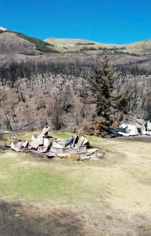 “Nos quedamos sin nada”. Se instalaron en un paraíso prístino de la Patagonia y lo perdieron todo por el fuego