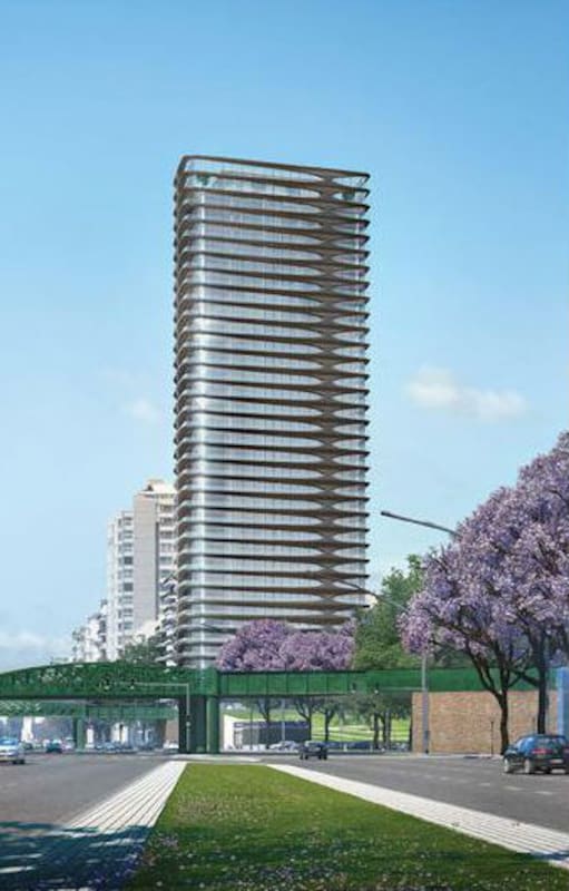 Una torre de la arquitecta estrella Zaha Hadid llega a Avenida del Libertador en medio de una polémica