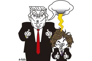 Milei y Trump, de la sobreactuación a la parodia