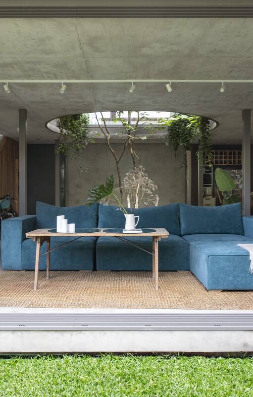 Algo azul: diez ejemplos de casas en las que el color marca la diferencia
