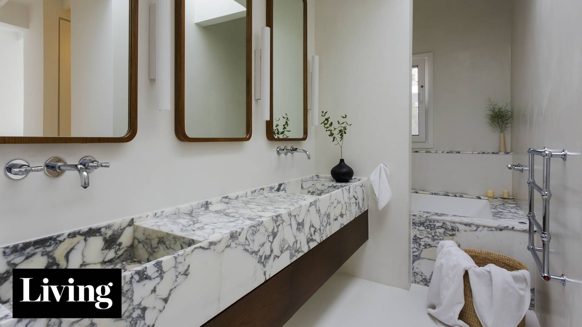15 ideas para diseñar la mesada del baño y el espacio de guardado bajo la bacha