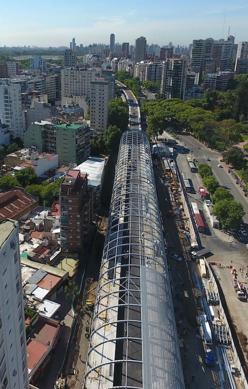 Viaducto del Tren Mitre: el perfil futurista de la estación Belgrano C ya le cambia la cara al barrio