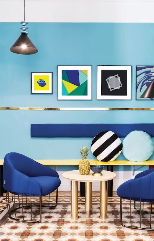 Siempre azul. Opciones para usar en la deco el color más apacible y elegante