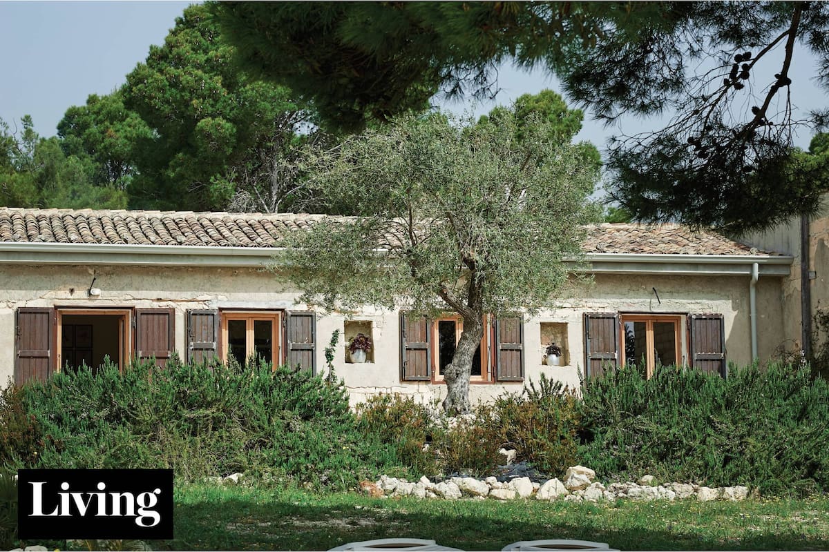 Restauraron la finca familiar en Sicilia, a tono con sus doscientos años de historia