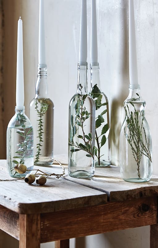 Fuera del guión clásico, ideas fáciles para la decorar la casa y la mesa para la Navidad