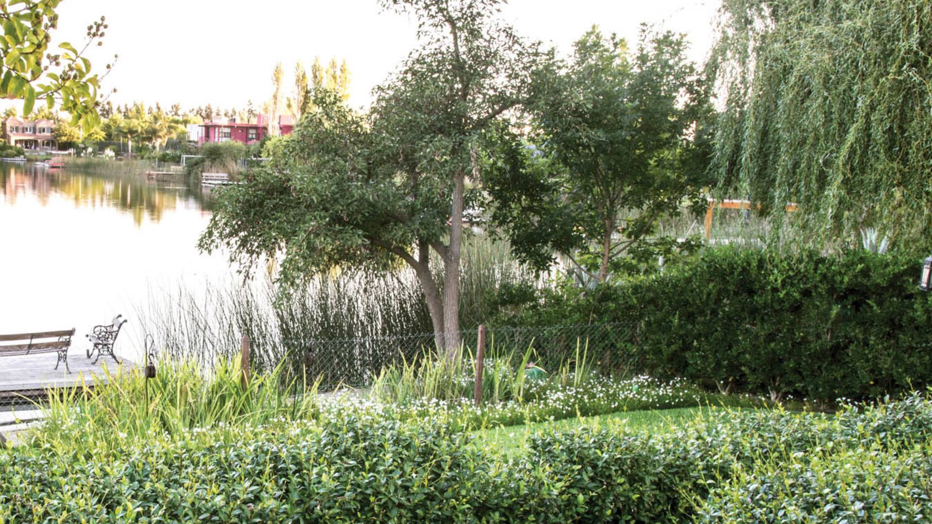 Tigre: un espacio diseñado en terrazas, florido todo el año y con vista a la laguna