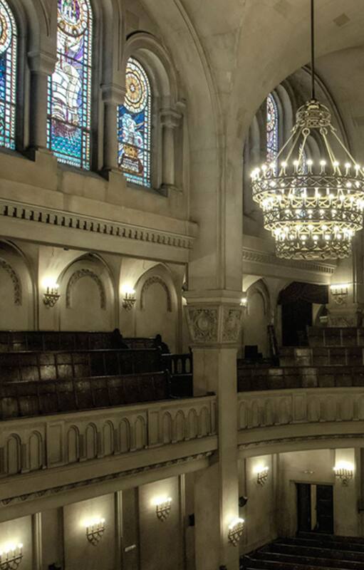 Sinagoga de la calle Libertad. El templo que nació por amor a la música