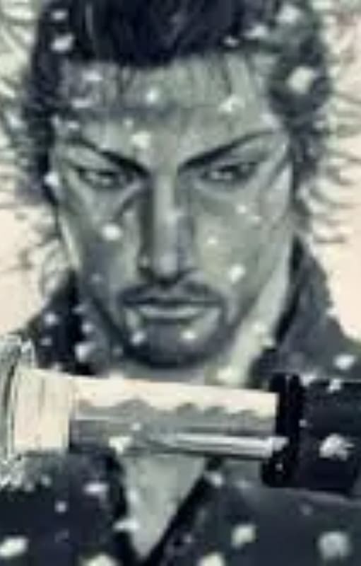 Kojiro era experto en el uso de la nodachi, una espada larga