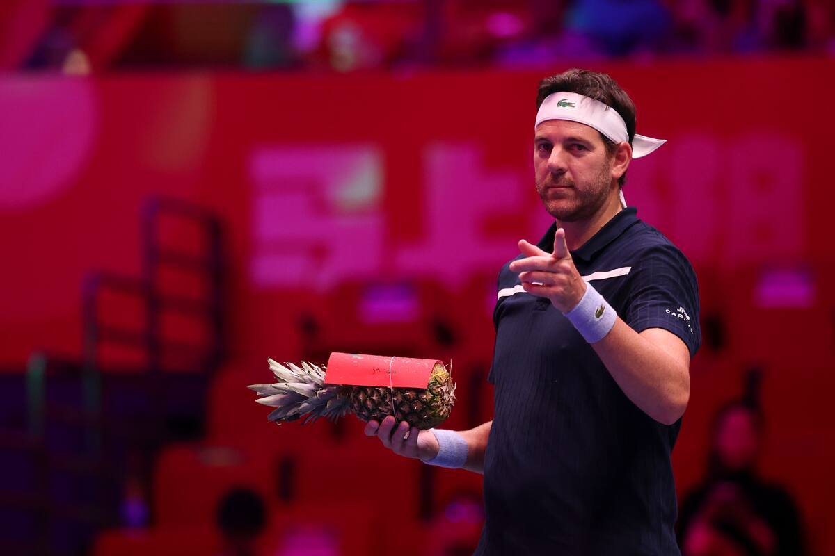 A 14 meses de su último encuentro, Del Potro se convirtió en un protagonista de las diferentes exhibiciones que se organizan