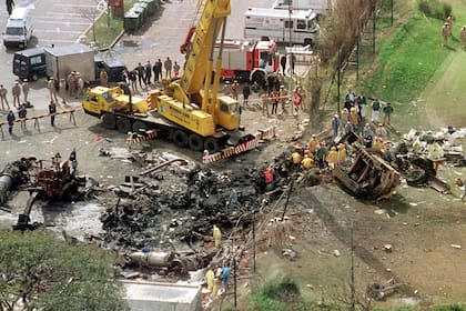 La escena del accidente de Lapa