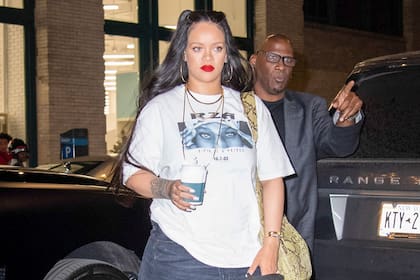 A 3 meses de haber sido madre, Rihanna salió a cenar con su pareja A$AP Rocky