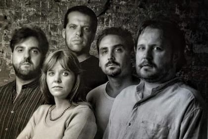 Alejandro Tantanian, Ana Alvarado, Emilio García Wehbi y Daniel Veronese, en la década de 1990