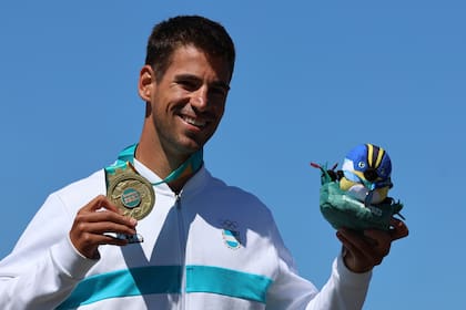 A Agustín Vernice no le pesó la condición de favorito y se quedó con la medalla dorada, como hace cuatro años en Lima 2019