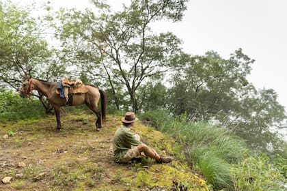A caballo en las yungas.
