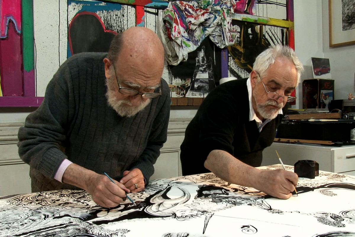 A cuatro manos: Luis Felipe Noé y Eduardo Stupía