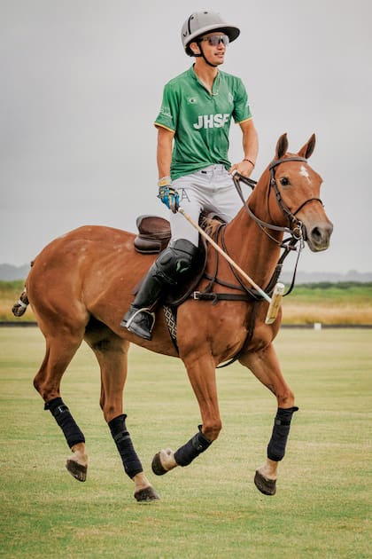 A días de haber ganado el Olimpia de Plata, Jeta Castagnola fue uno de los cracks que dijo presente en el torneo de polo.